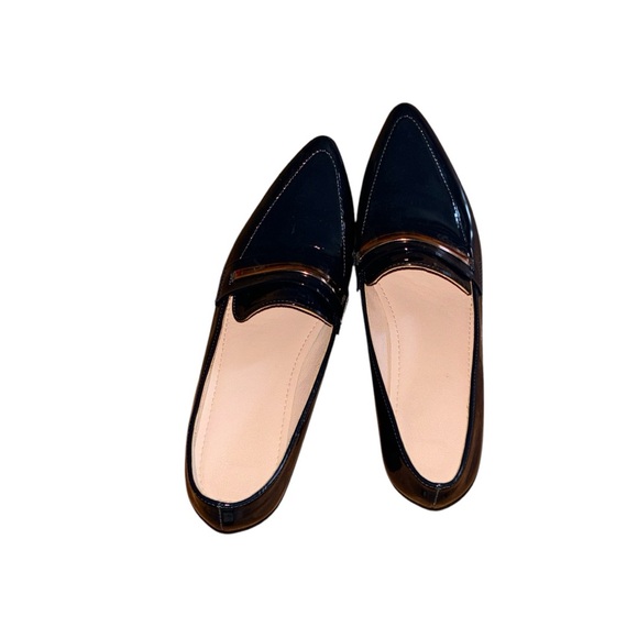 Snaffle Decor Point Toe Chucky heeled loafers US Size 9 - Picture 1 of 6